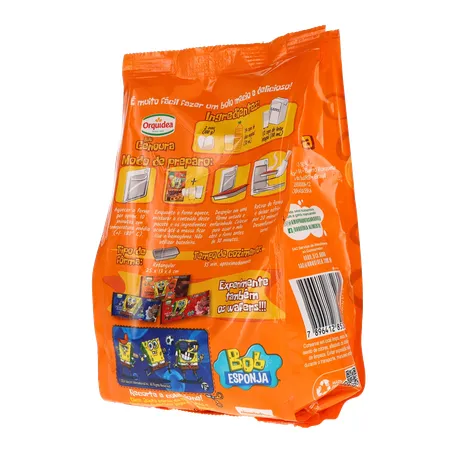 MISTURA BOLO ORQUÍDEA BOB ESPONJA CENOURA COM CHOCOLATE 300G 360-21