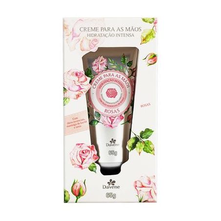 Creme mãos rosas davene 65g