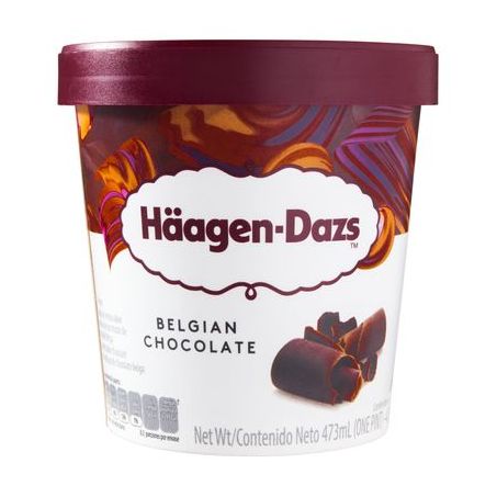 SORVETE HAAGEN-DAZS 473ML CHOCOLATE BELGA