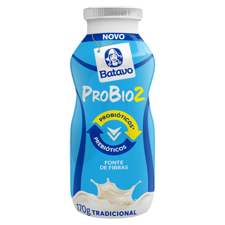 Iogurte probio 2 tradicional batavo 170g