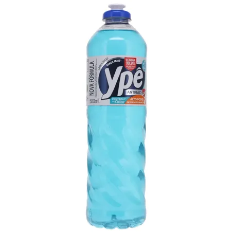 DETERGENTE LÍQUIDO YPÊ ANTIBACTERIANO 500ML 360-34
