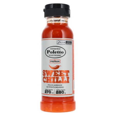 MOLHO PIMENTA POLETTO SWEET CHILLI  280G 360-1