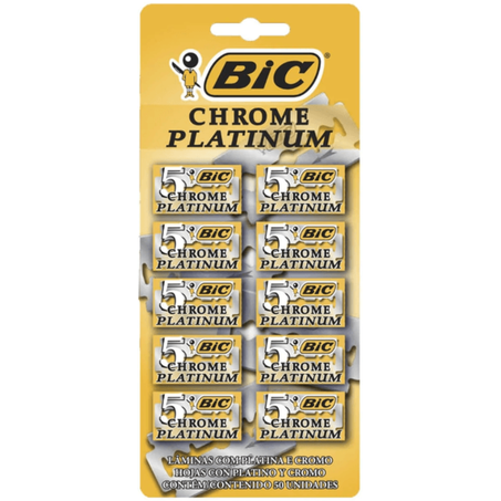 Recarga lamina bic chrome platinum pcc/10x5un