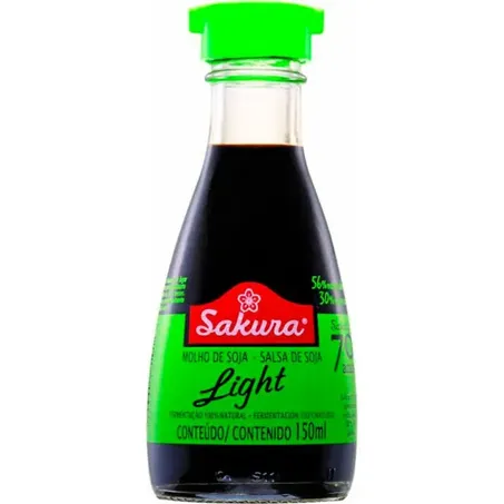 Molho Shoyu Sakura Light Vidro 150ml
