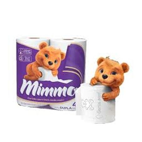 PAPEL HIGIENICO FOLHA DUPLA 30M MIMMO C/4