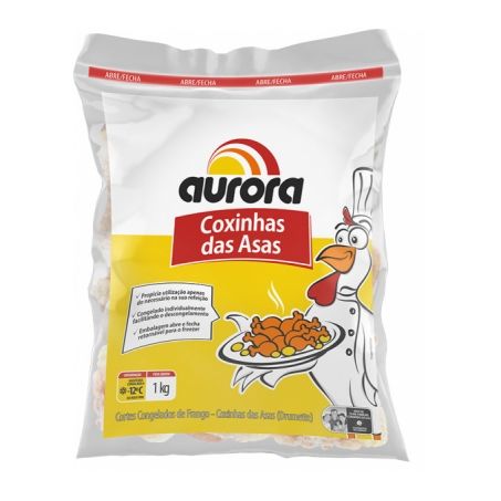 COXINHA ASA FGO AURORA 1KG ZIP IQF