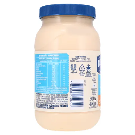 MAIONESE HELLMANN'S LIGHT POTE 500G 360-26