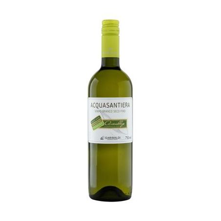 Vinho Brasileiro Branco Seco Assemblage Acquasantiera Moscato Riesling Trebbiano Serra Gaúcha Garrafa 750ML