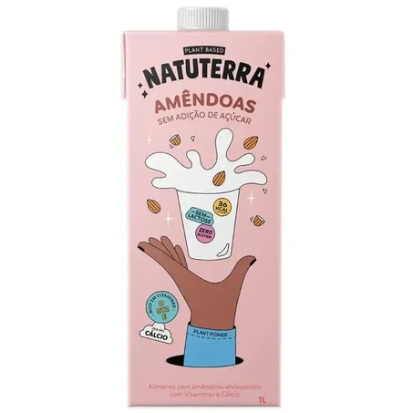 Bebida Amendoa Natuterra 1L
