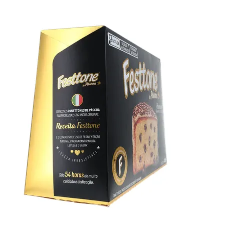 Panettone de Páscoa Festtone Chocolate 70 Cacau 400G 360-29