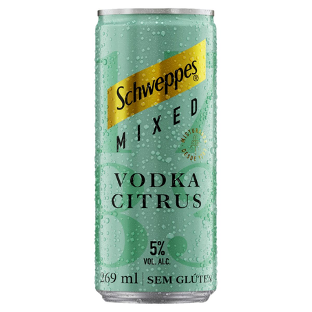 Bebida Mista Schweppes 269ml - Vodca Citrus