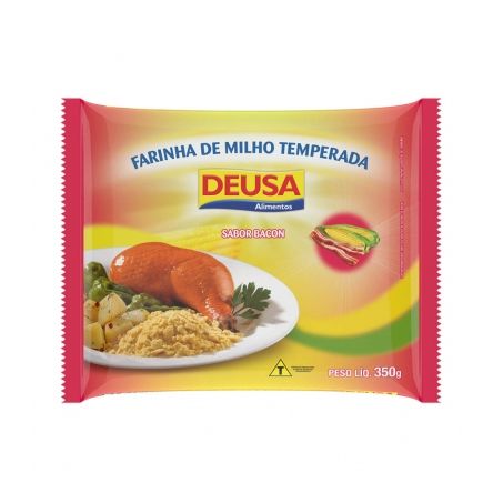 Farofa de Milho Deusa Bacon Pacote 350G