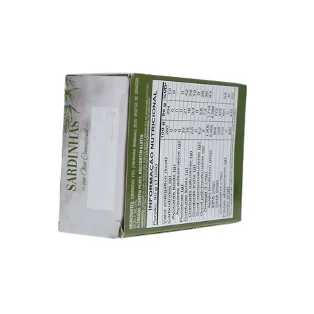 SARDINHA IMPORTADA MARROQUINA SAFI COM ÓLEO CAIXA 125G 360-12