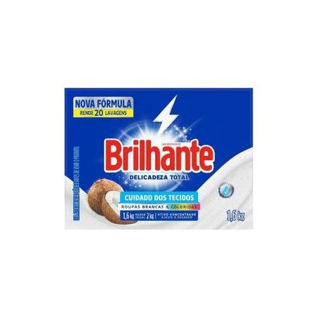 Lava Roupa Brilhante Delicadeza Total 1.6kg