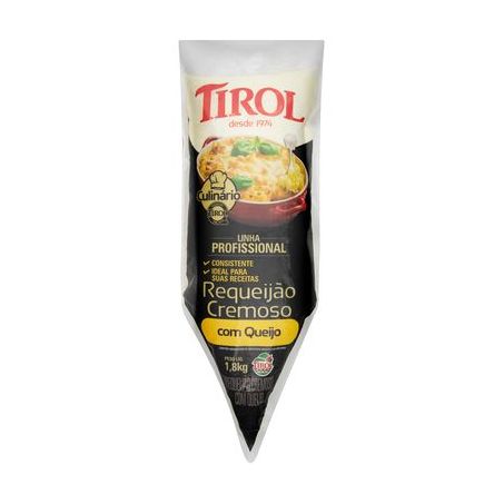 REQUEIJÃO CREMOSO TIROL COM QUEIJO 1,8KG
