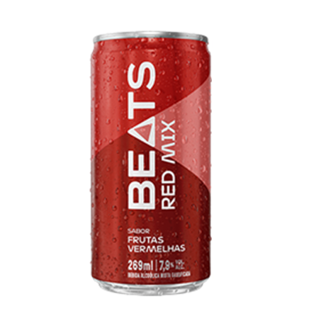 BEBIDA SKOL BEATS RED MIX LATA 269ML