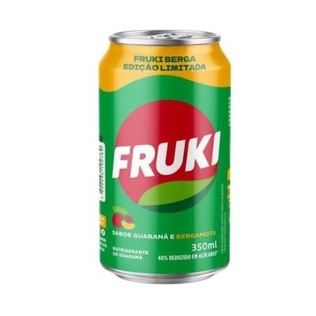 Refrigerante fruki 350ml zero guarana c/