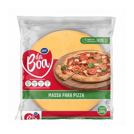 Massa Para Pizza Da Boa Natural Embalagem 180G