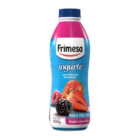 Iog frimesa 850g frutas vermelhas desnat
