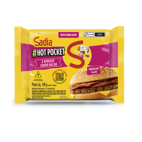 HOT POCKET X BACON SADIA