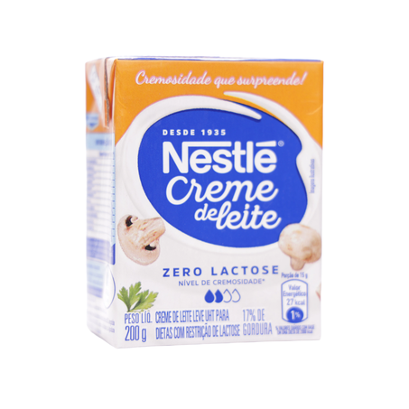 Creme De Leite Leve Zero Lactose Nestlé 200G 360-57