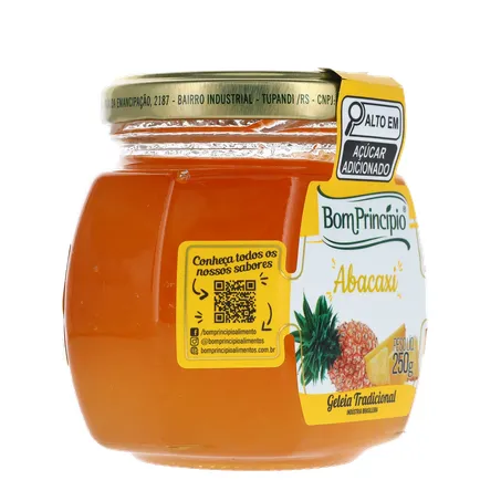 GELEIA TRADICIONAL DE ABACAXI 250G BOM PRINCIPIO 360-31