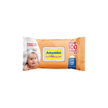 Toalha umedecida anjinho leve 100 pague 90