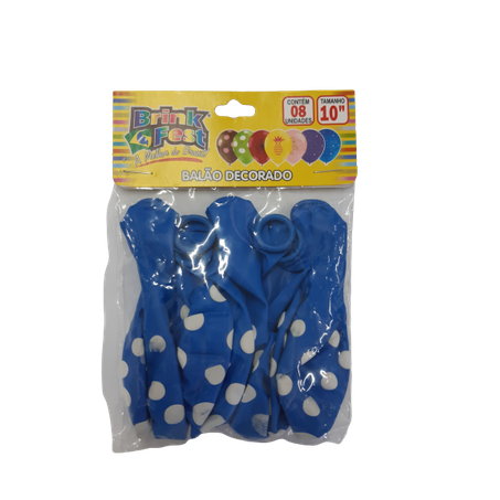 BRINK FEST BALAO T10 BOLINHA AZUL C/8UN