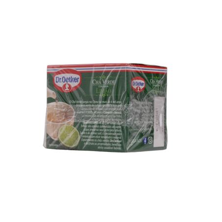 CHÁ DR OETKER VERDE C/LIMÃO SAQUINHO 10UN 360-37
