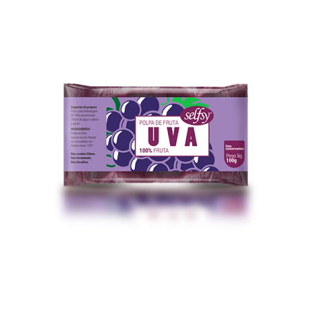Polpa fruta selfsy uva 400g