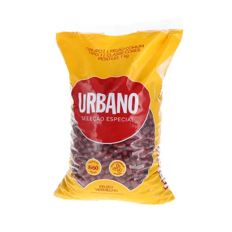 Feijão Urbano Vermelho Pacote 1Kg 360-1