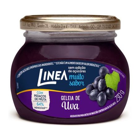 GELEIA LINEA 230G ZERO AC UVA