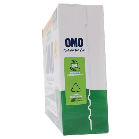 Lava Roupas Pó Omo Lavagem Perfeita Sanitiza e Higieniza Caixa 800G 360-8