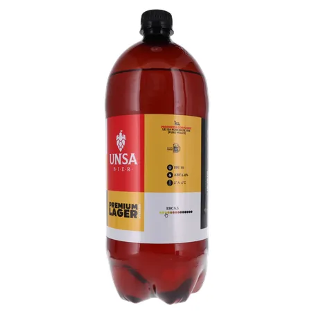 CERVEJA UNSA BIER PURO MALTE PREMIUM LAGER PET 1,5L 360-4