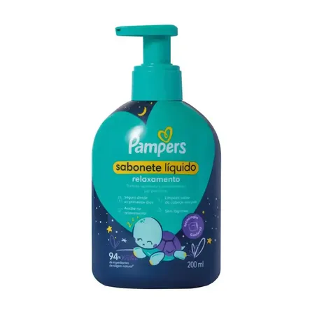 Sabonete liquido pampers 200ml relax