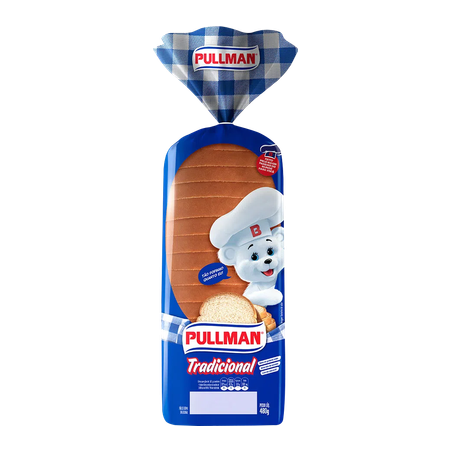 PÃO DE FORMA FATIADO PULLMANN PACOTE 480G