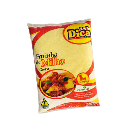 Farinha de milho bella dica grossa 1kg