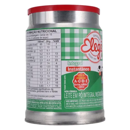 LEITE PÓ ELEGÊ INTEGRAL LATA 380G 360-31