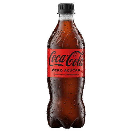 Refrigerante Coca-Cola 600ml - Zero Açúcar - Pet