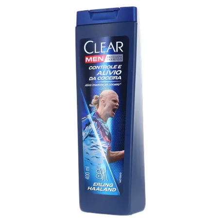 Shampoo Anticaspa Clear Men Controle E Alívio Da Coceira 400ML 360-2