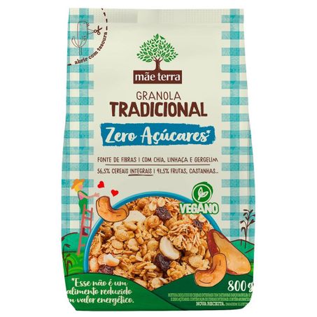 Granola mae terra 800g tradicional zero