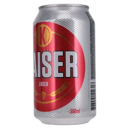 Cerveja Lata Kaiser Lager 350ml 360-4