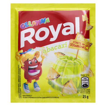 GELATINA EM PÓ ABACAXI ROYAL