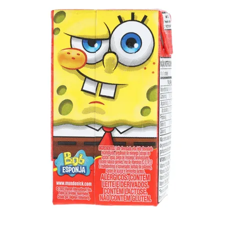 LEITE FERMENTADO BOB ESPONJA MORANGO C/6 360-19
