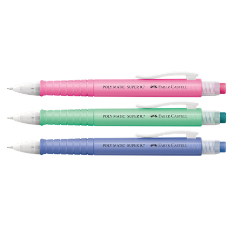 Lapiseira faber castell poly matic super 0.7mm