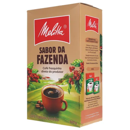CAFÉ PÓ MELITTA SABOR FAZENDA 500G 360-4