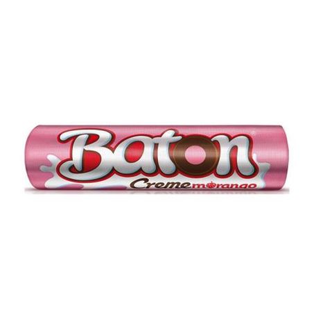 Chocolate baton creme de morango 16g