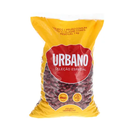 Feijão Urbano Vermelho Pacote 1Kg 360-35