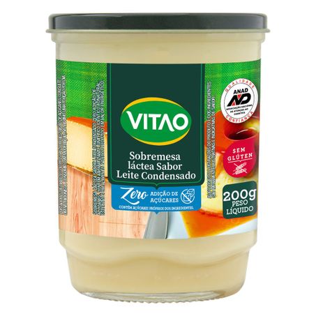 Leite condensado vitao zero 200 gr