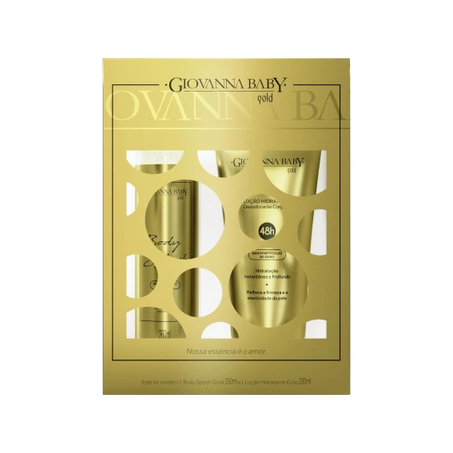 KIT GIOVANA BABY HIDRATAN BODY SPL GOLD UN